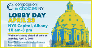 Poster for April 23 Lobby Day